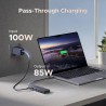 UGREEN Adaptador multipuerto USB C 6 en 1 Revodok 4K HDMI 60hz, para MacBook Pro/Air, iPad Pro, iMac, iPhone 16 Pro/Pro Max, XPS