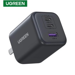 Cargador Ugreen 45w 3 puertos carga rápida - Ugreen Ecuador Distribuidor