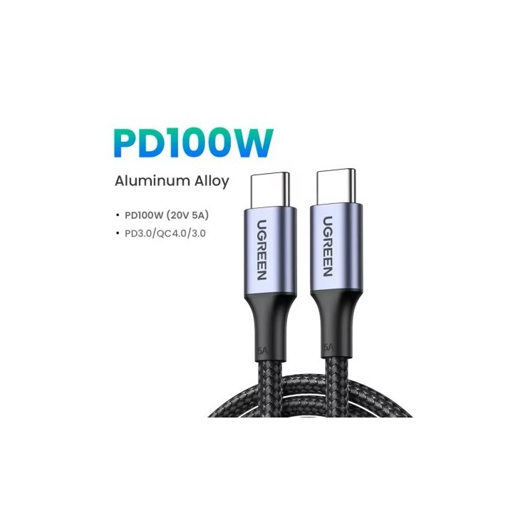 UGREEN Cable USB tipo C carga rápida, cargador de 100W Apple iPhone15, Samsung, Xiaomi, Notebook, Android 5A
