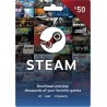 Tarjeta de regalo de Steam $50 USD código digital