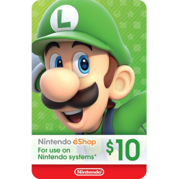 Comprar Nintendo Eshop $10 USA Gifts Cards Ecuador