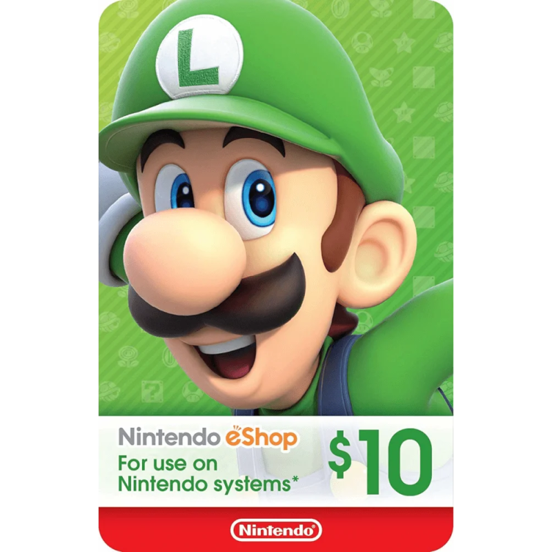 Comprar Nintendo Eshop $10 USA Gifts Cards Ecuador
