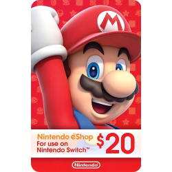 Comprar Nintendo Eshop Gifts Cards $20 USA Código Digital