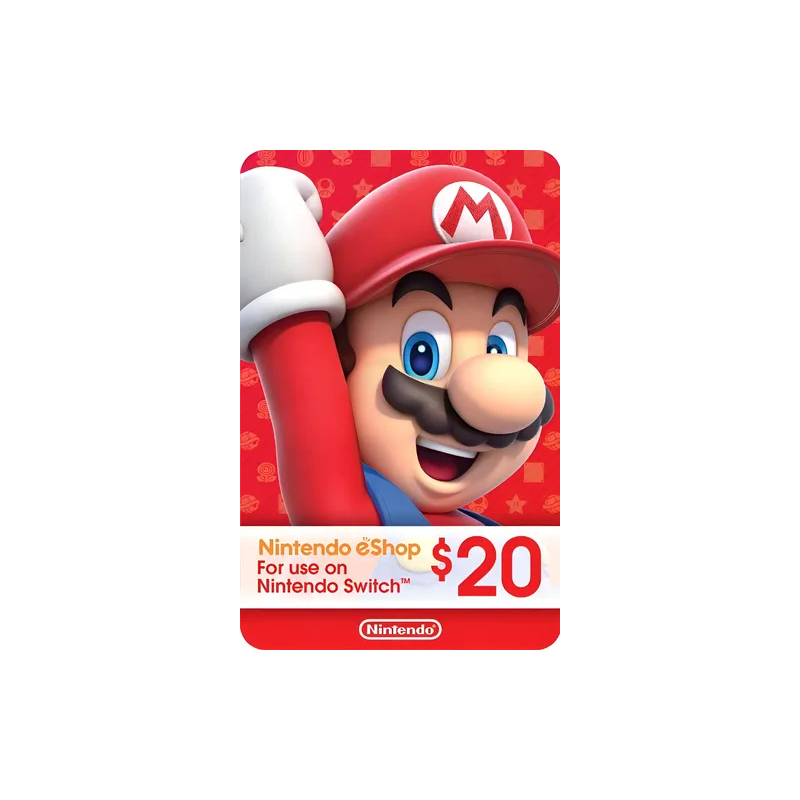 Comprar Nintendo Eshop Gifts Cards $20 USA Código Digital
