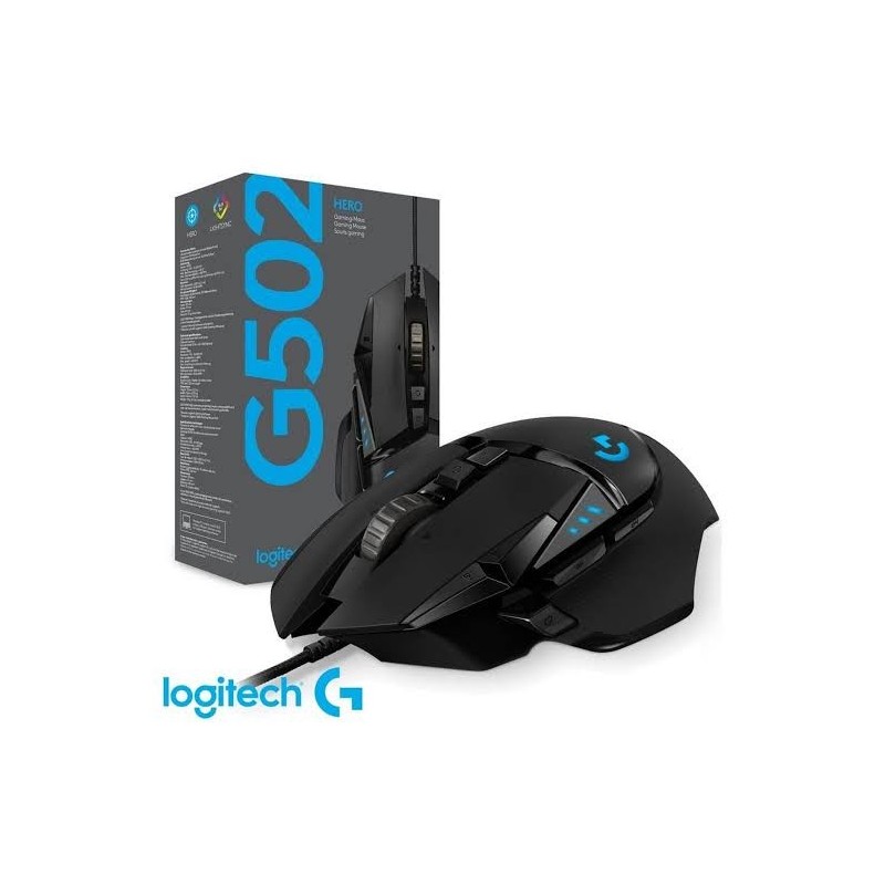 Logitech Ecuador - Mouse Logitech G502 Hero 25000 DPI Negro
