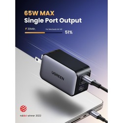 UGREEN Nexode Cargador de pared GaN USB C de 65W - UGREEN ECUADOR