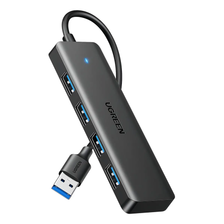 Ugreen Hub Usb-a 3.0 4 Puertos Color Negro