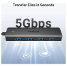 Ugreen Hub Usb-a 3.0 4 Puertos Color Negro