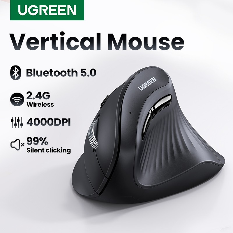 Ugreen Mouse Vertical Ergonómico 4k DPI  - UGREEN Ecuador